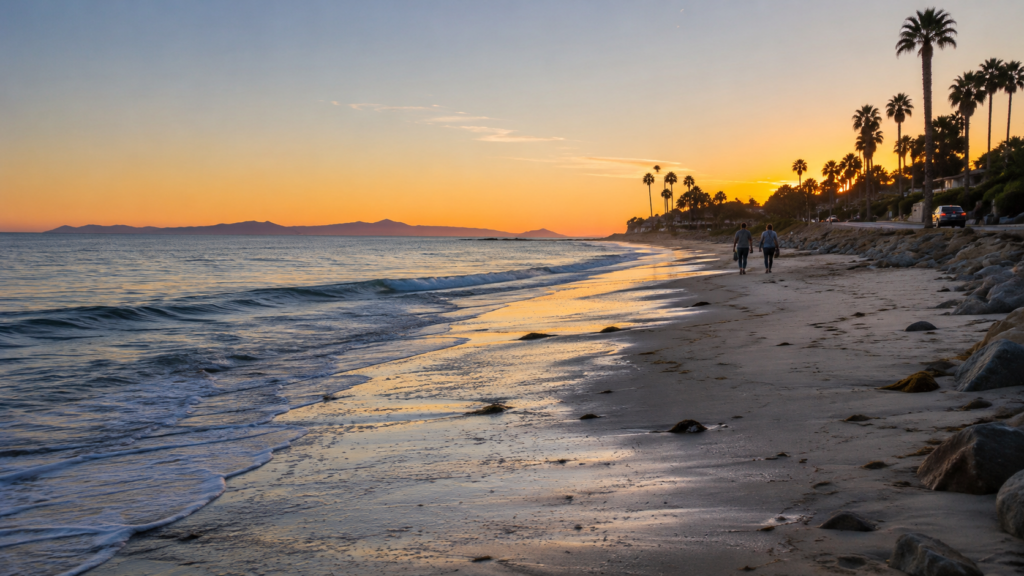 Butterfly Beach during a Montecito day trip