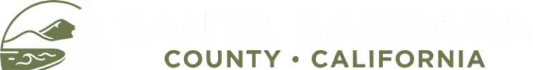 Santa Barbara County California logo white